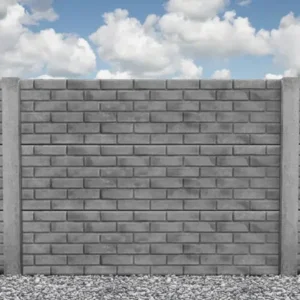 RCC Cement Ready Made Decorative Concrete Boundary Wall (Brick Pattern)