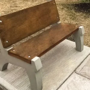 RCC Cement Garden Bench